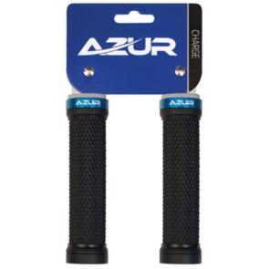 AZUR CHARGE LOCK-ON MTB GRIP BLACK/BLUE