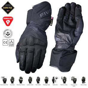 FIVE WFX2 EVO GTX BLACK GLOVES