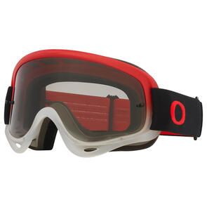 OAKLEY O-FRAME MX GOGGLE TEAM RED W/ LIGHT GREY LENS
