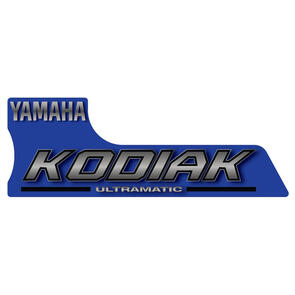ATV CITY 700.3037 YAMAHA KODIAK 400/450 ULTRAMATIC L/H TANK STICKER BLUE