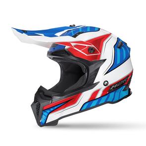 M2R X2.1 TORQUE PC-10 RED/WHITE/BLUE ADULT MX/OFF ROAD HELMET