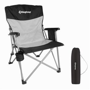 KINGCAMP PADDED OUTDOOR CAMPING LOUNGE CHAIR