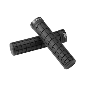 SKWI:KI MTB WAFFLE SINGLE LOCK ON GRIP - BLACK