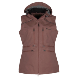 PINEWOOD WINDBLOCKER WOMENS VEST BLACK MARRON