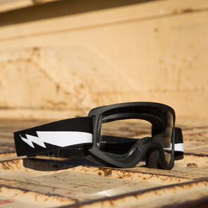 BILTWELL MOTO 2.0 GOGGLE [BOLTS BLACK/WHITE] NS