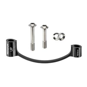 TRICKSTUFF ADAPTER POST MOUNT 20 BLACK, TITANIUM BOLTS