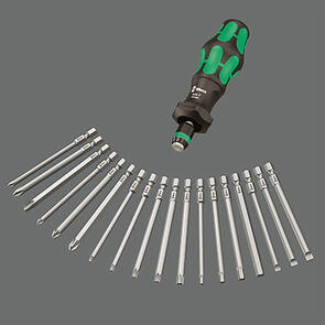 WERA TOOLS WERA TOOLS KRAFTFORM TURBO BITS SCREWDRIVER, RAPIDAPTOR QUICK-RELEASE CHUCK