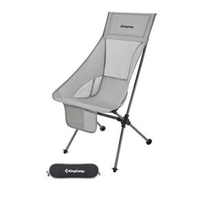KINGCAMP ULTRALIGHT HIGHBACK FOLDABLE CHAIR GREY