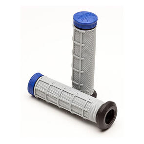 PROTAPER PT024867 BLUE/GREY TRI DENSITY ATV GRIPS 1/2 WAFFLE PROTAPER