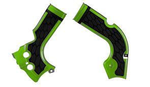 ACERBIS 17814.130 X-GRIP FRAME GUARDS GREEN/BLACK KX450F 12-18 ACERBIS