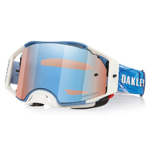 OAKLEY AIRBRAKE MX GOGGLE SEXTON SIG. MATTE WHITE W/ PRIZM SAPPHIRE LENS OAKLEY