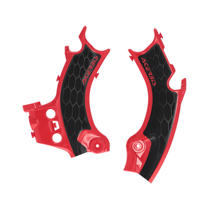 ACERBIS 26618.349 X-GRIP FRAME GUARDS RED/BLACK CRF250-450R/RX 25- ACERBIS