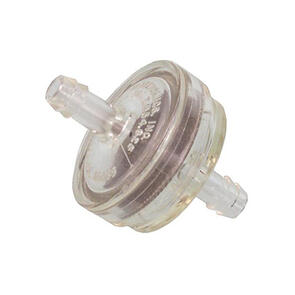 VISU LARGE 1/4 INCH IN-LINE FUEL FILTER W/ STAINLESS MESH VISU
