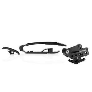 ACERBIS 21833.090 CHAIN GUIDE & SLIDER KIT BLACK KTM/HUSQVARNA/GAS GAS ACERBIS