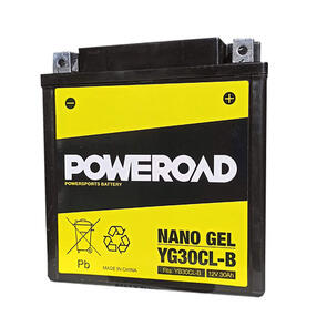 POWEROAD YG30CL-B NON-DG NANO GEL BATTERY ALT: YB30CLB