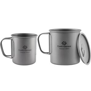 COOK'N'ESCAPE 300ML+450ML TITANIUM CUP