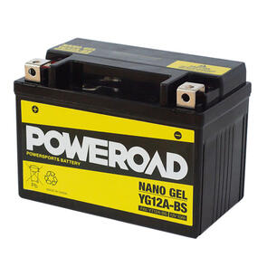 POWEROAD YG12A-BS NON-DG NANO GEL BATTERY ALT: YT12A-BS