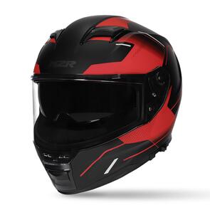 M2R SABRE INCEPTION PC-1F RED ADULT FULL FACE HELMET