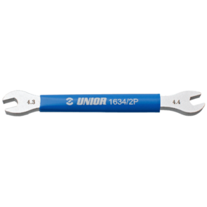 UNIOR 1634/2P DOUBLE SIDED SHIMANO SPOKE WRENCH 4.3 X 4.4