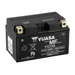 YUASA TTZ10S NON-DG FACTORY SEALED BATTERY ALT: YTZ10S