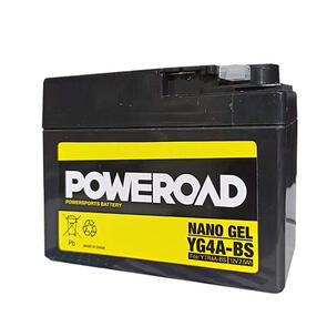 POWEROAD YG4A-BS NON-DG NANO GEL BATTERY ALT: YTR4A-BS