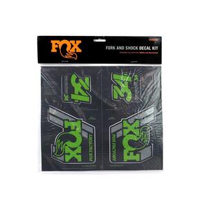 FOX DECAL 2019 AM HERITAGE FORK & SHOCK KIT - GREEN