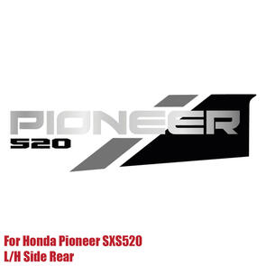 ATV CITY 700.0250 HONDA PIONEER SXS520 STICKER L/H SIDE REAR