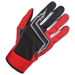 BILTWELL BAJA TEXTILE GLOVE [RED]