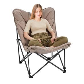 KINGCAMP LEMON PADDED BUTTERFLY FOLDING CHAIR
