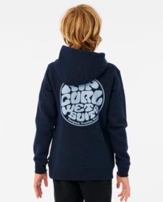 RIP CURL WETSUIT ICON HOOD BOY NAVY