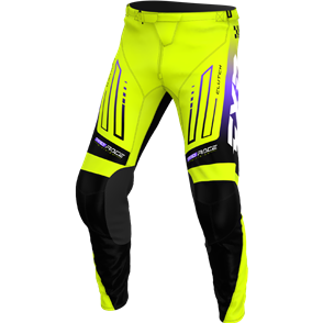 FXR KIDS CLUTCH MX PANT 26 HIVIS/BLACK/PURPLE