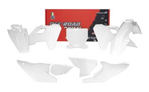 RTECH KITHSQ-BN0-523 RTECH PLASTICS KIT RTECH 7 PIECE WHITE HUSQVARNA TC FC FS FX TX