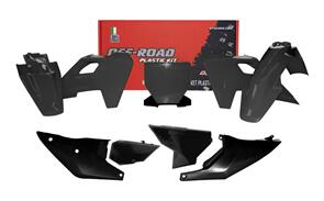 RTECH KITHSQ-NR0-523 RTECH PLASTICS KIT RTECH 7 PIECE BLACK HUSQVARNA TC FC FS FX TX