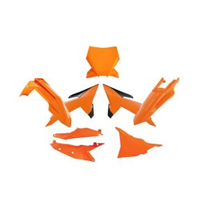 RTECH KITKTM-AR0-025 RTECH PLASTICS KIT RTECH 6 PIECE ORANGE BLACK KTM SX SXF