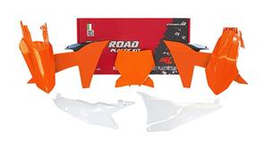 RTECH KITKTM-AR0-223 RTECH PLASTICS KIT RTECH 6 PIECE ORANGE BLACK KTM SX XC SX-F XC XCF-W EXC