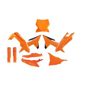 RTECH KITKTM-AR0-725 RTECH PLASTICS KIT RTECH 7 PIECE ORANGE BLACK KTM SX SXF