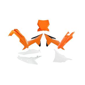 RTECH KITKTM-AR1-025 RTECH PLASTICS KIT RTECH 6 PIECE ORANGE BLACK WHITE KTM SX SXF
