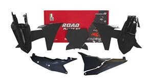 RTECH KITKTM-NR0-023 RTECH PLASTICS KIT RTECH 6 PIECE BLACK KTM SX SX-F XC XC-F