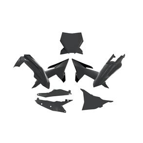 RTECH KITKTM-NR0-025 RTECH PLASTICS KIT RTECH 6 PIECE BLACK KTM SX SXF