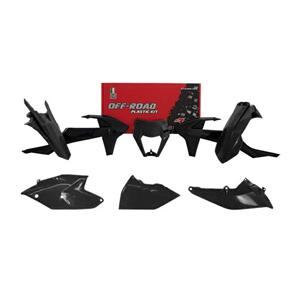 RTECH PLASTICS KIT RTECH KTM 125XCW 150EXC TPI 250EXC TPI 300EXC TPI 350EXCF 450EXCF 500EXCF  BLACK