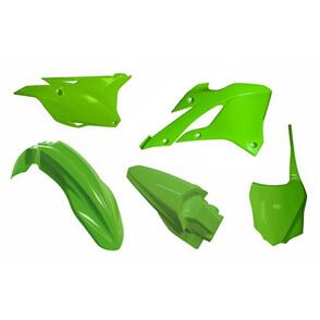 RTECH PLASTICS KIT RTECH 5 PIECES KAWASAKI KX85 KX100 KX112 22-23 GREEN