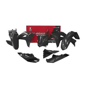 RTECH KITKXF-NR0-524 RTECH PLASTICS KIT RTECH 5 PIECE BLACK KAWASAKI KX250F 2025 KX450F KX450X 24-25
