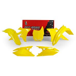 RTECH PLASTICS KIT RTECH SUZUKI  RMZ450 18-21  RMZ250 19-21 YELLOW