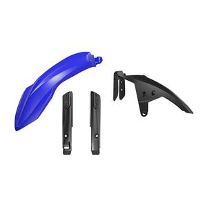 RTECH KITT7F-BL0-024 RTECH PLASTICS RTECH 3 PIECE FRONT FENDER & FORK BLUE BLACK YAMAHA XT700Z TENERE 19-ON