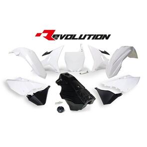 RTECH KITYZ0-BN0-016 RTECH PLASTICS KIT RTECH 7 PIECE WHITE YAMAHA WR250R WR250X YZ125 YZ125X YZ250 YZ250X