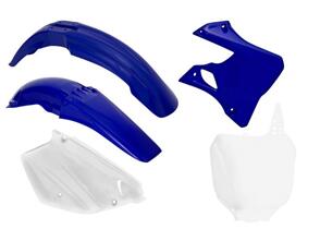 RTECH PLASTICS KIT RTECH FRONT&REAR FENDERS SIDEPANELS&RADIATOR SHROUDS&FRONT NUMBERPLATE YAMAHA YZ125 250