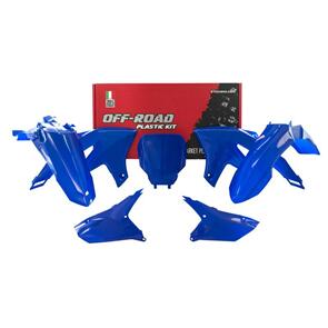 RTECH KITYZF-BL0-623 RTECH PLASTICS KIT RTECH 5 PIECE BLUE WHITE YAMAHA YZ250F 2024 YZ450F 23-ON YZ450FX 2024
