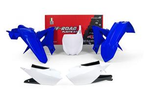 RTECH PLASTIC KIT RTECH FRONT & REAR FENDERS SIDEPANELS & RADIATOR SHROUDS UPPER LOWER FRONT NUMBER 