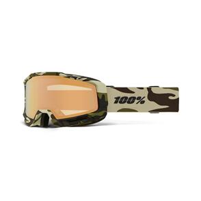 100% OKAN GOGGLE CAMO - HIPER MIRROR COPPER