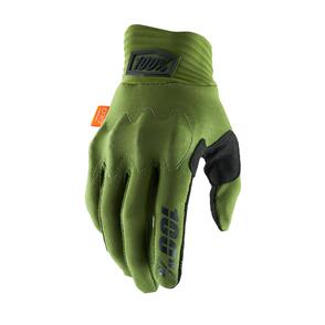 100% 2 COGNITO D30 GLOVES ARMY GREEN/BLACK 